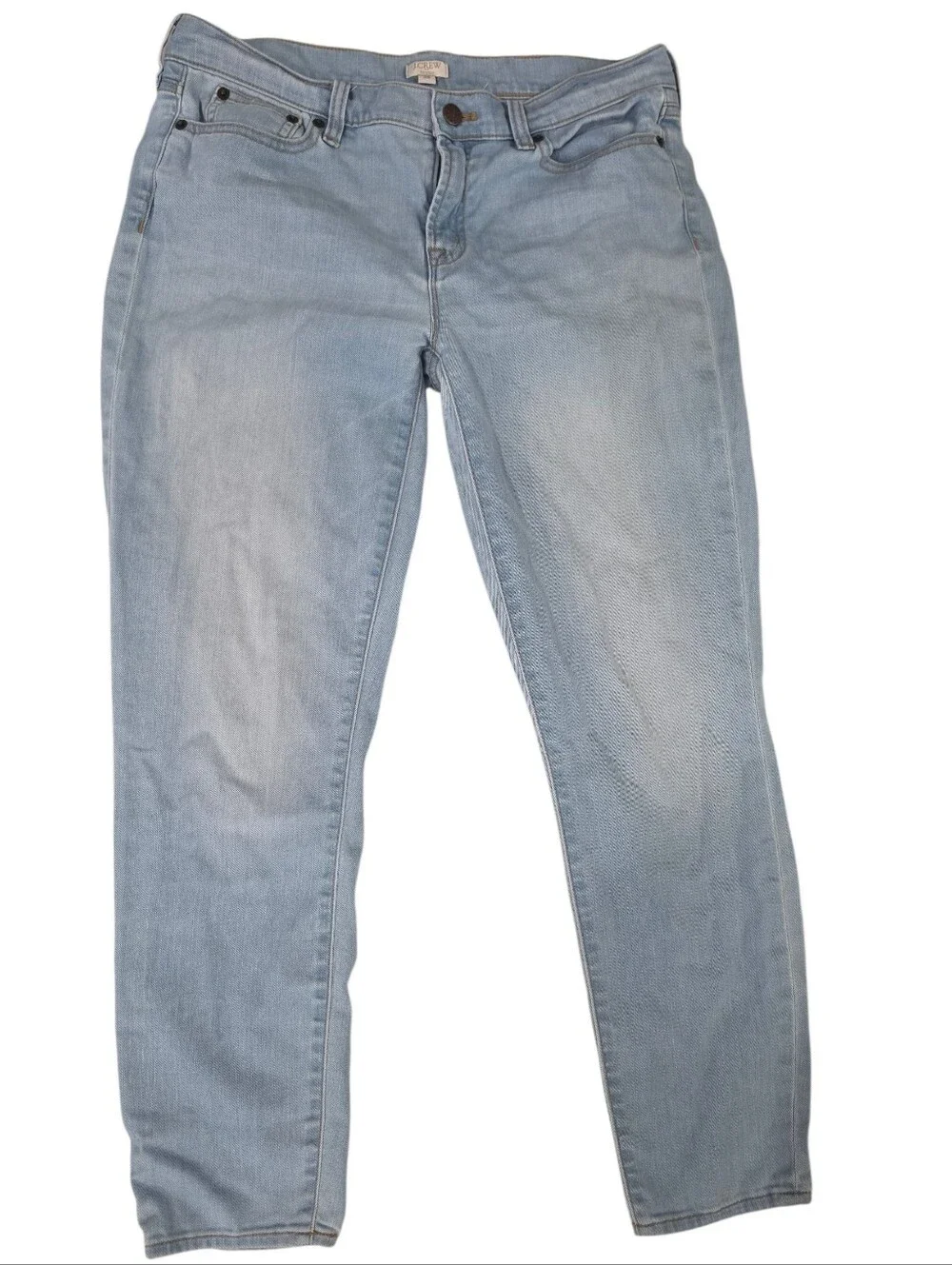 Womens J Crew jeans light colored size 28 stretch Skinny full length. Classic